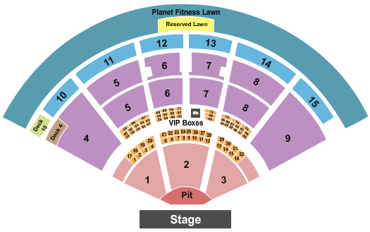 PNC Music Pavilion PNC Music Pavilion Seating Chart