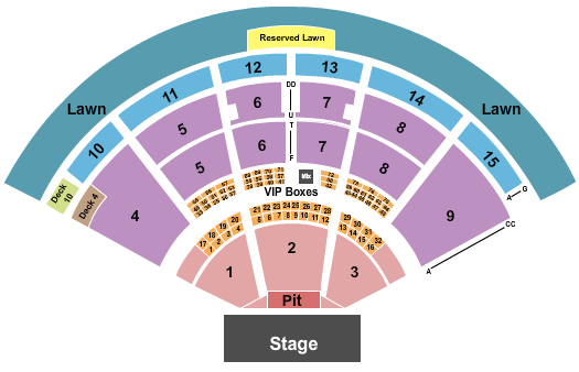 PNC Music Pavilion PNC Music Pavilion Seating Chart